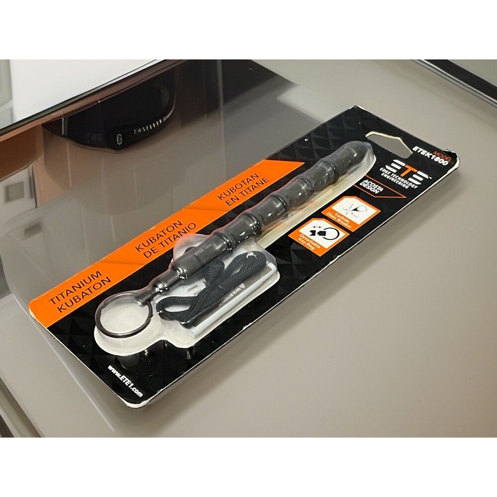ETE K 1800 Titanium Kubotan Glass Breaker
